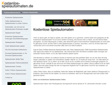 Tablet Screenshot of kostenlos-spielautomaten.de